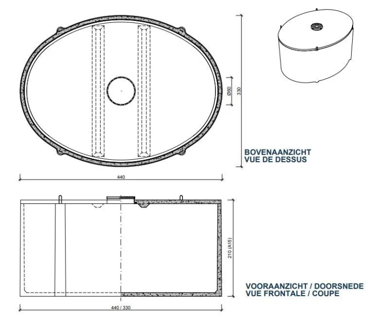 O Beton Regenput X X Cm L Trekput